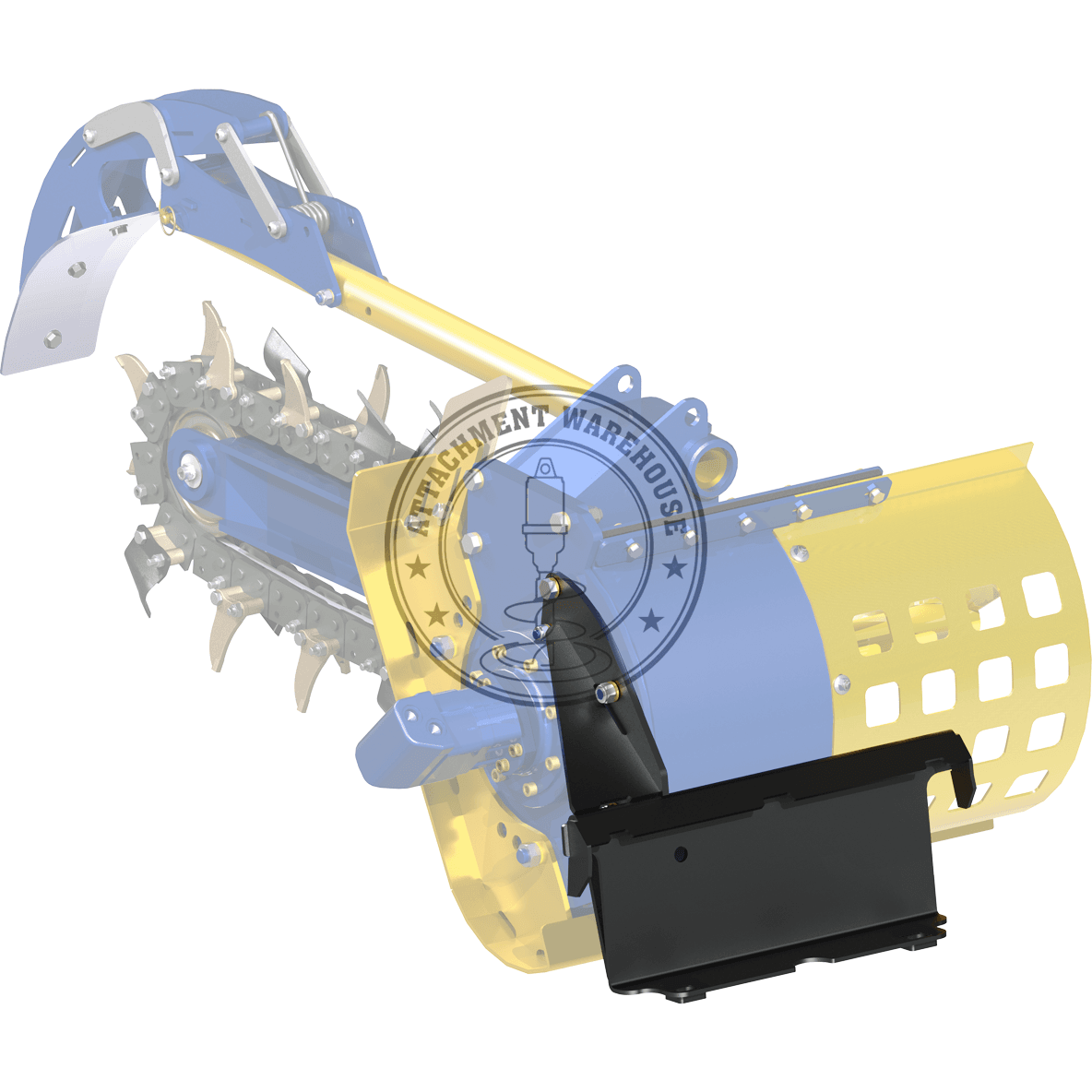 Auger Torque Avant Mini Loader Trencher Frame To Suit Mt Range - Attachment Warehouse