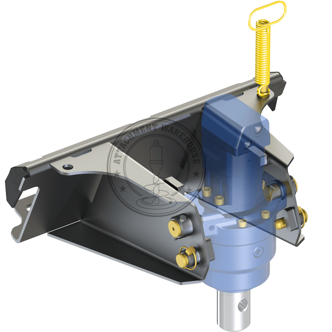 Auger Torque Frame - Earth Drill - Mini Loader - 4 Way Swing - Auger Mounting Frames - Attachment Warehouse