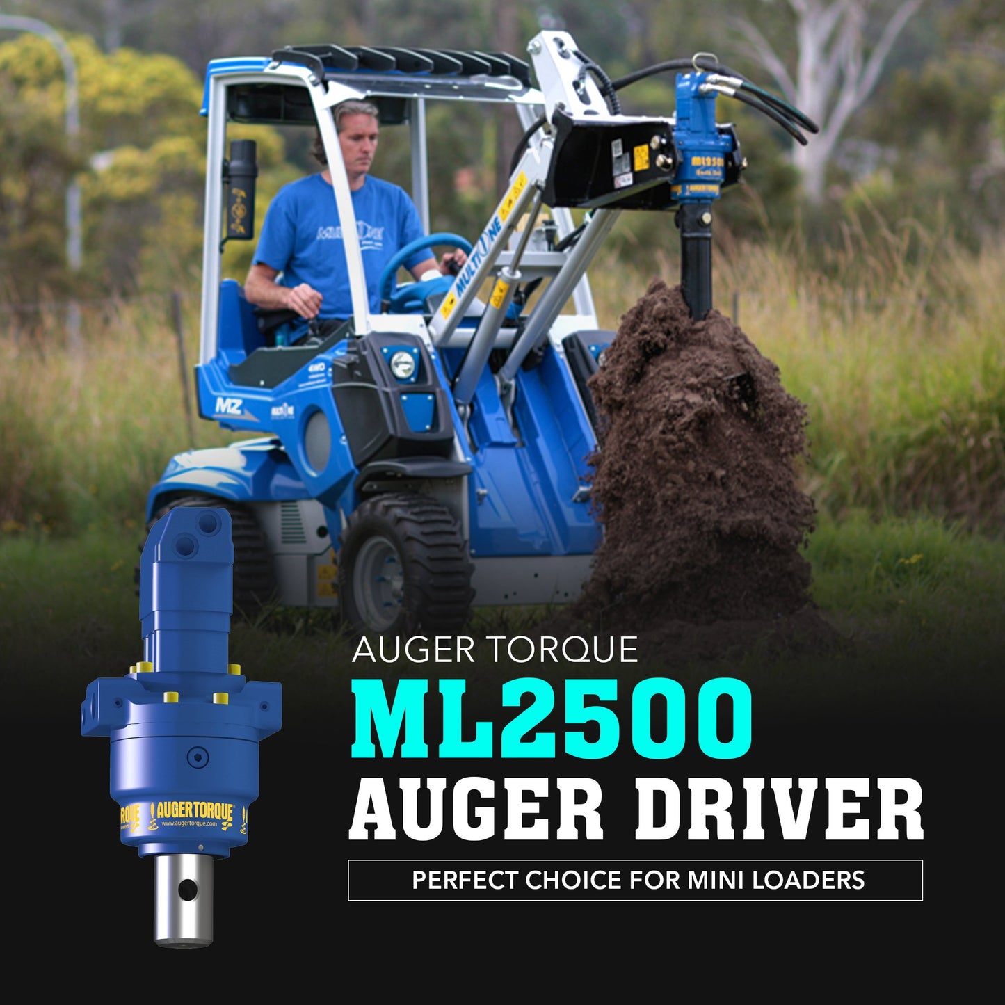 Auger Torque ML2500 Auger Driver - Attachment Warehouse