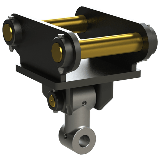 Auger Torque 60mm Double Pin Hitches To Suit Earth Drill 10000 To 25000 Max - Attachment Warehouse