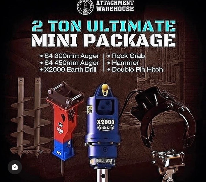 2 Ton Ultimate Mini Attachment Package | Attachment Warehouse
