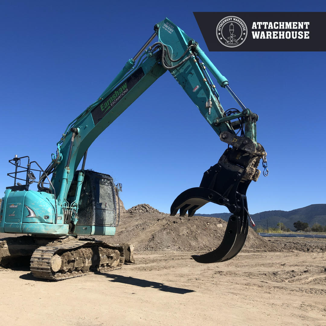 Rock Catcher Rattachment Hydraulic Rock Grab 18–24T | Attachment Warehouse