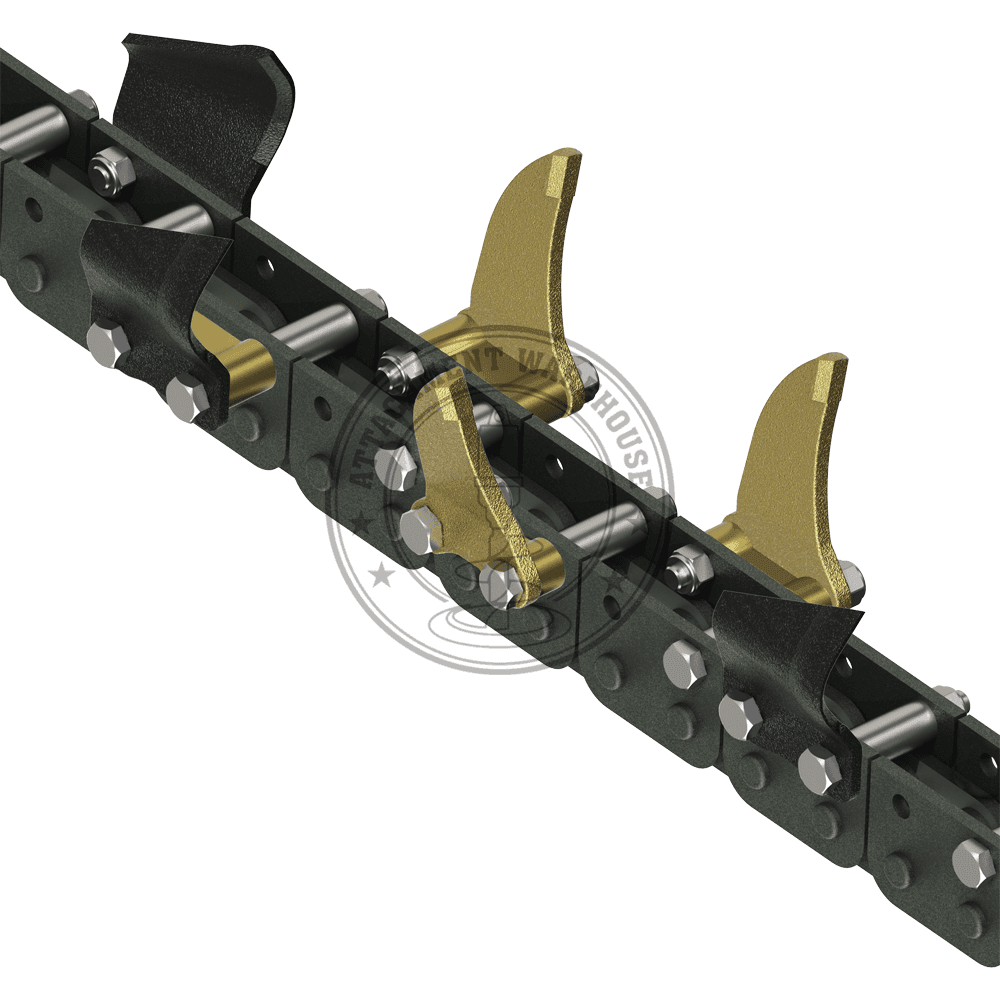 Auger Torque Trenching Depth Chains to Suit MT1200, 100mm x 1200mm / Combination - Attachment Warehouse