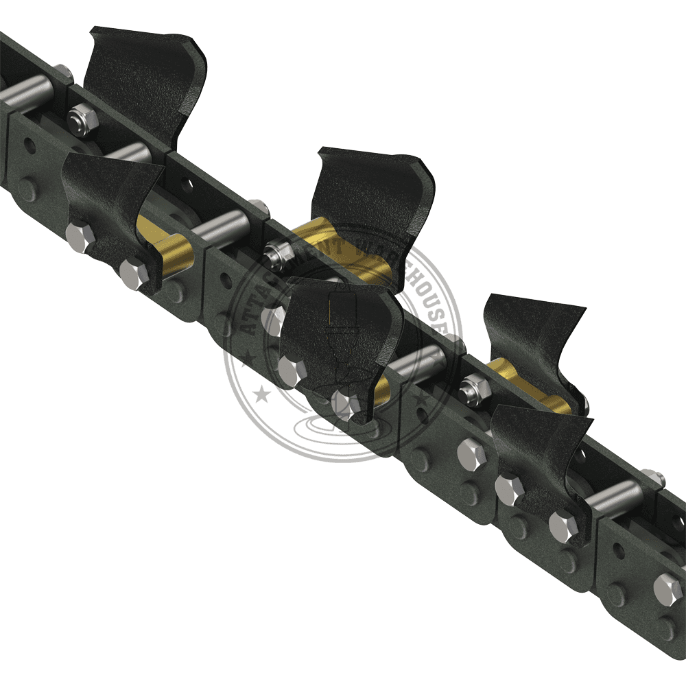 Auger Torque 100mm X 1200mm - Earth Trenching Depth Chains To Suit Mt1200 - Attachment Warehouse