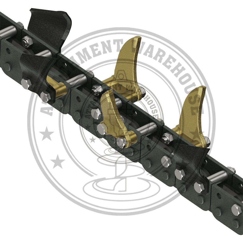 Auger Torque 200mm X 1200mm - Combination - Trenching Depth Chains To Suit Xhd1200 - Attachment Warehouse