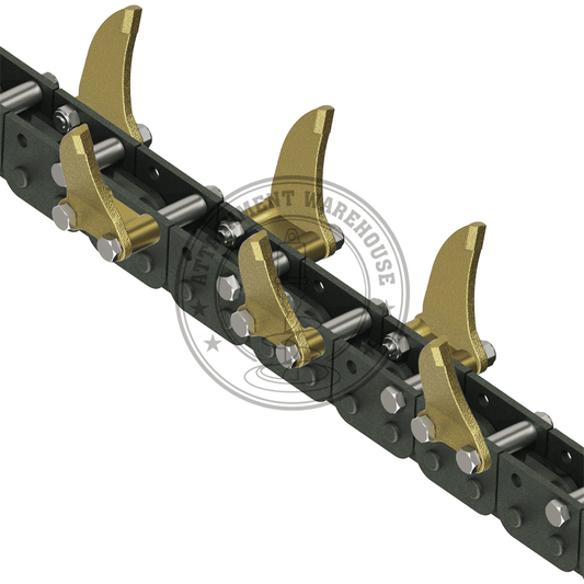 Auger Torque 300mm X 600mm - Tungsten Trenching Depth Chains To Suit Mt600 - Attachment Warehouse