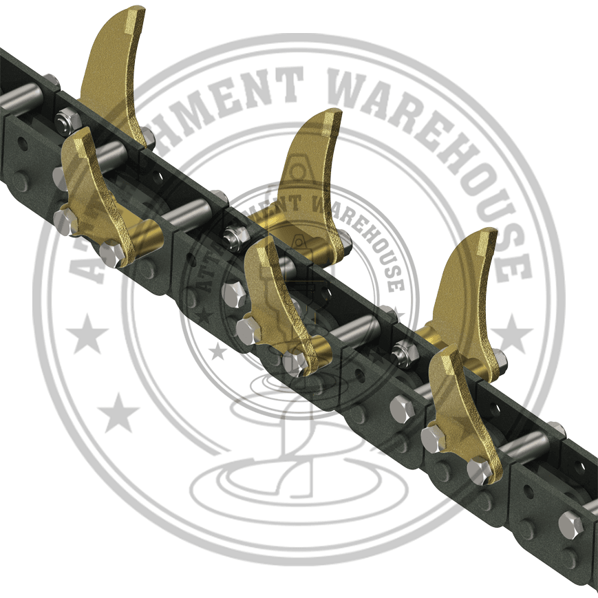 Auger Torque 300mm X 900mm - Tungsten Trenching Depth Chains To Suit MT900 - Attachment Warehouse