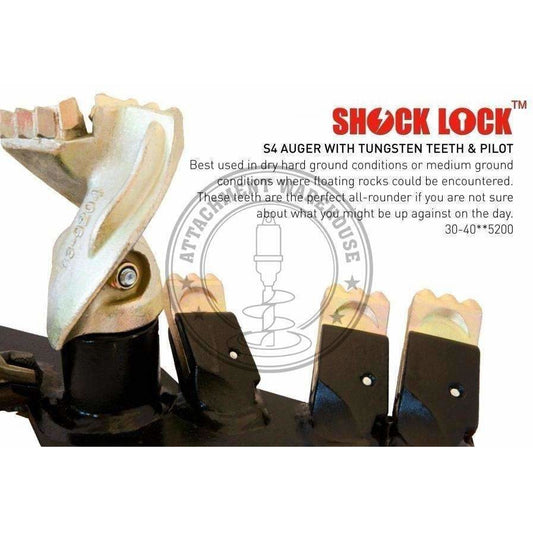 TOOTH - S4 SHOCK LOCK TUNGSTEN - Attachment Warehouse