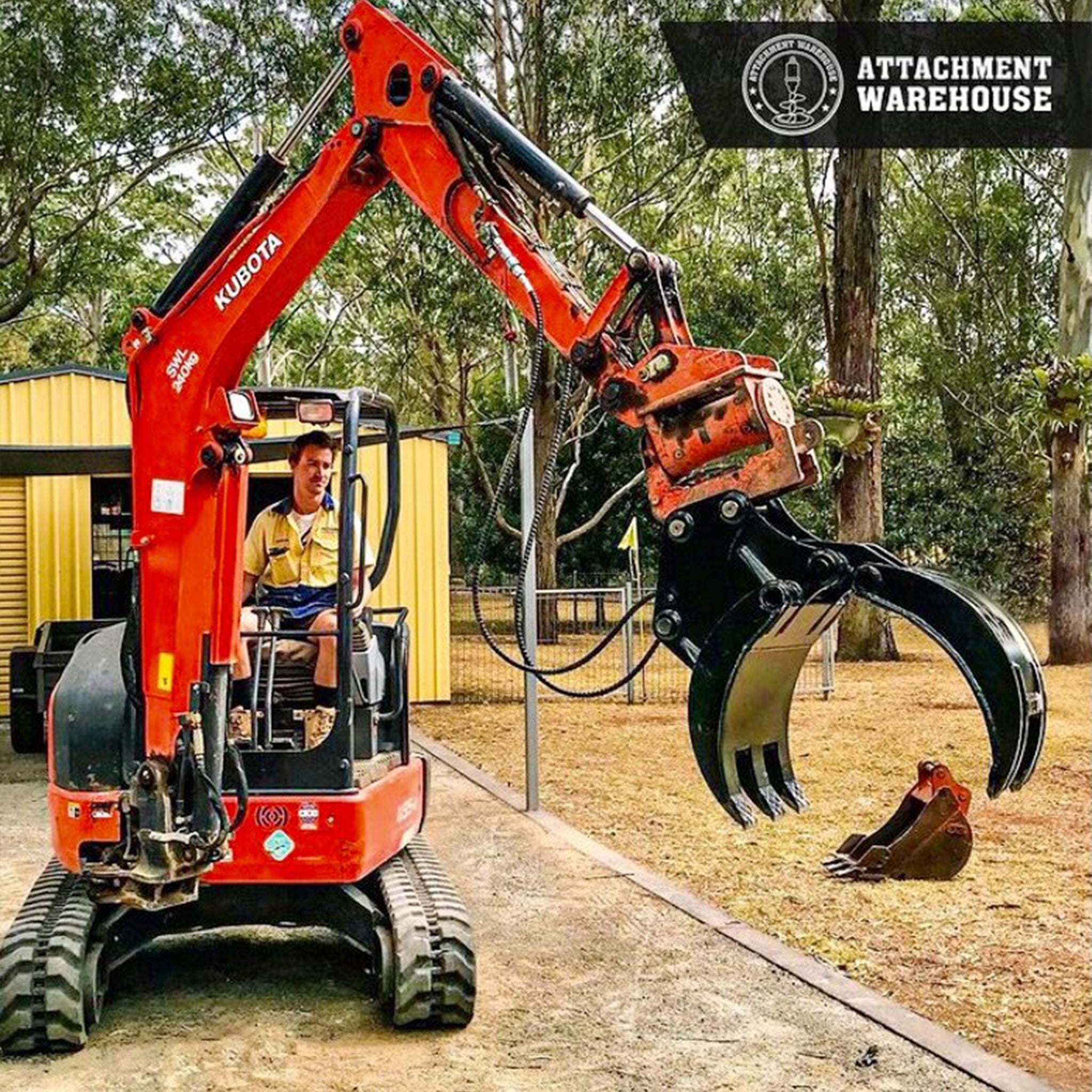 Rock Catcher Rattachment Attachment Warehouse - Your Earthmoving Attachment Specialist