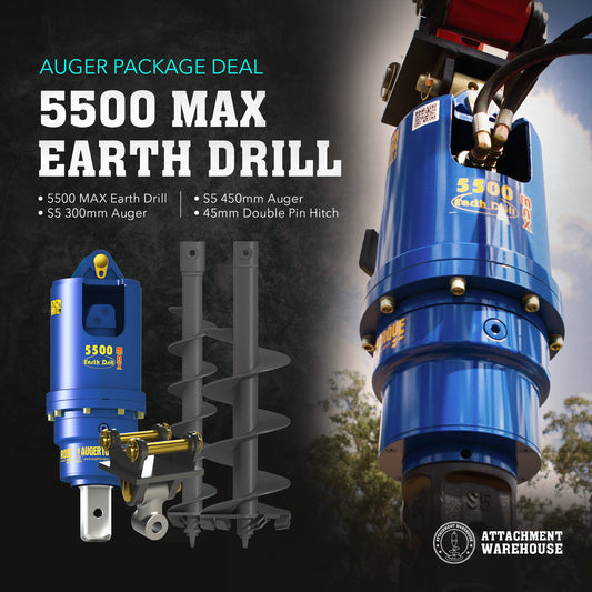 Auger Package 5.5 - 6.5 Ton - Attachment Warehouse