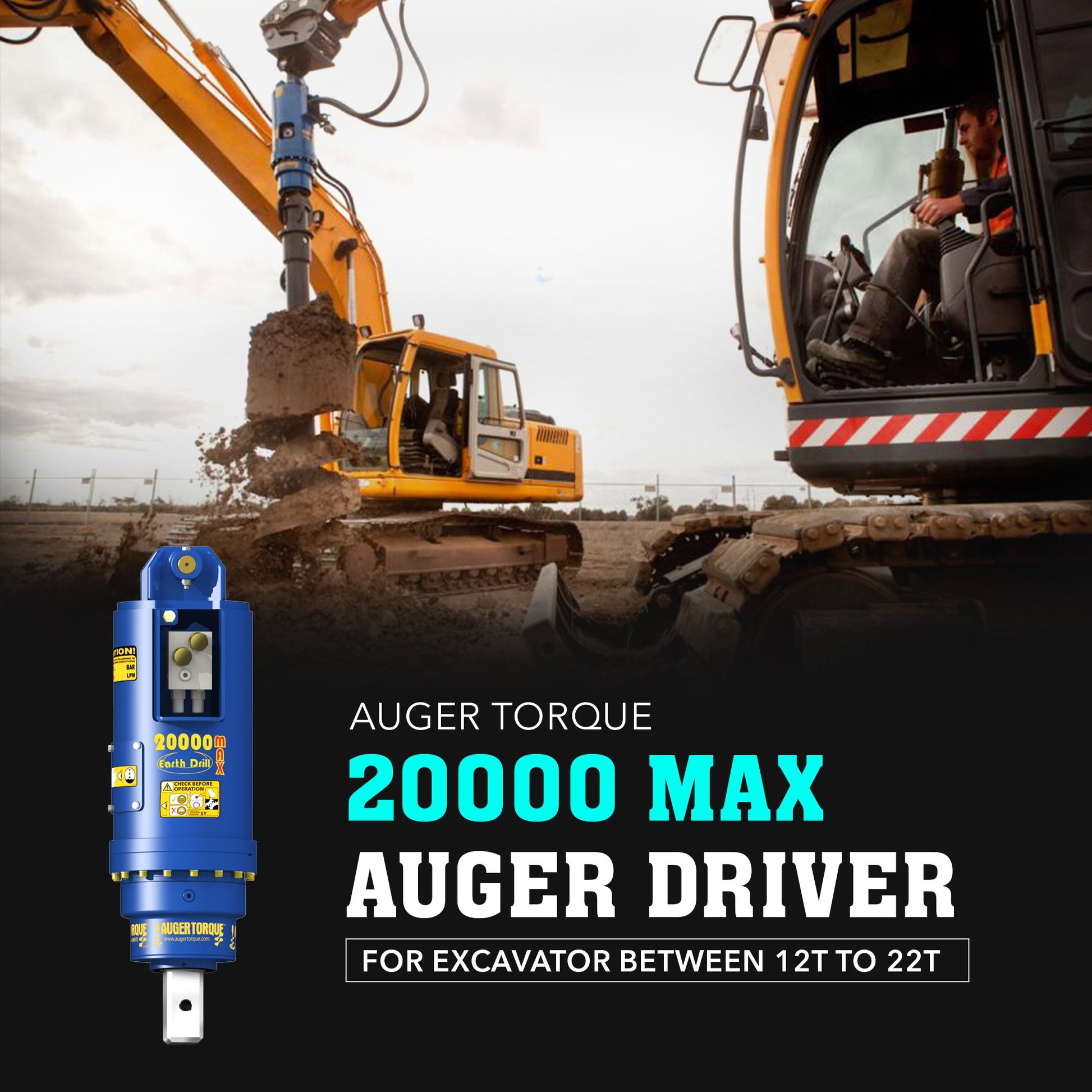 Auger Torque 20000 Max Auger Drive - Attachment Warehouse