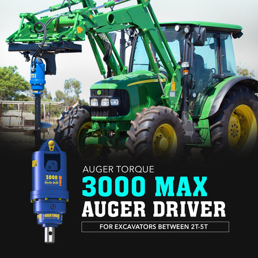 Auger Torque 3000 Max Auger Driver - Attachment Warehouse