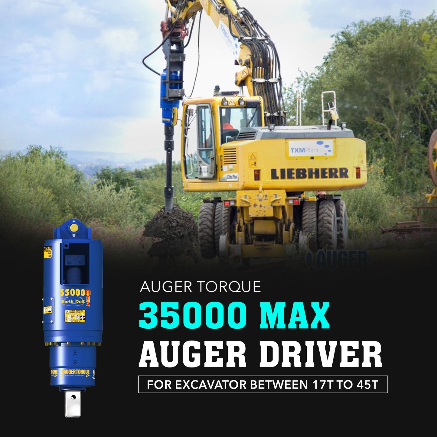 Auger Torque 35000 Max Auger Drive - Attachment Warehouse