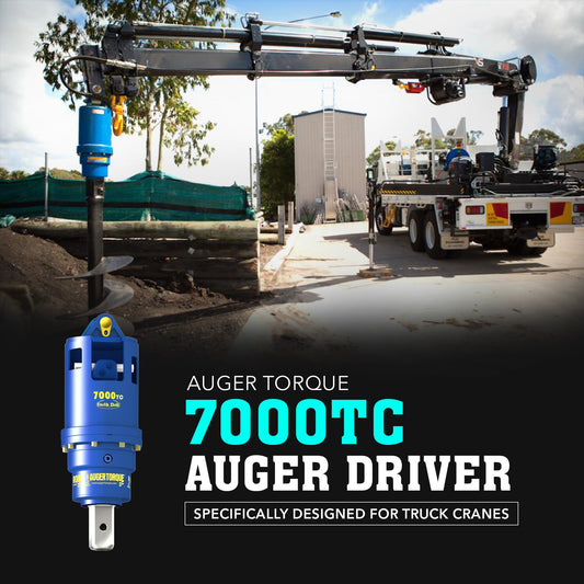 Auger Torque 7000 TC Auger Driver (Truck Crane Only) - Attachment Warehouse