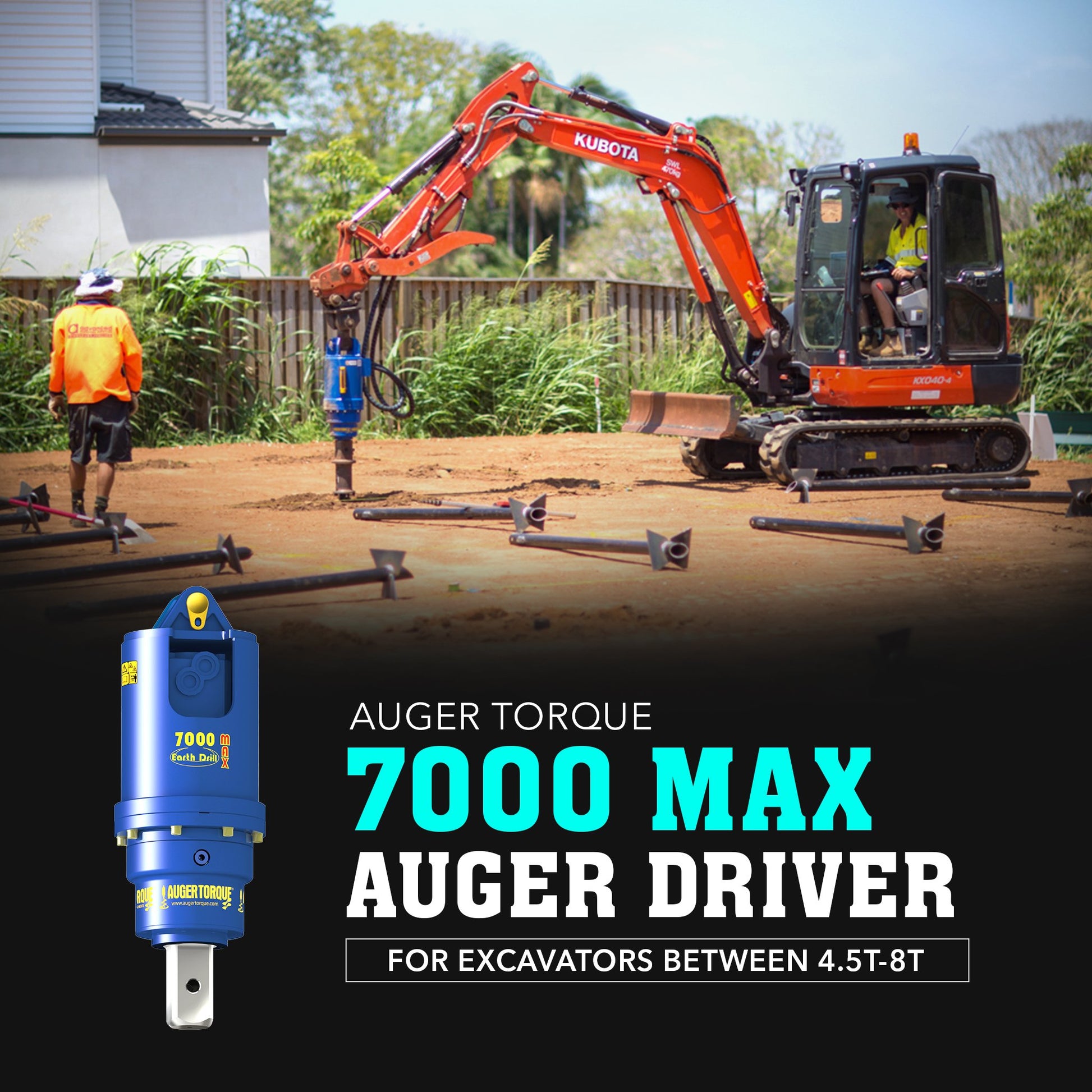 Auger Torque 7000 Max Auger Driver - Attachment Warehouse