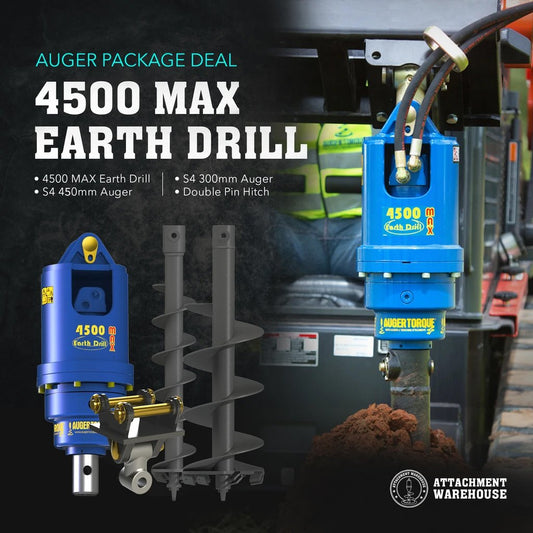 Auger Package 4.0 - 5.5 Ton - Attachment Warehouse
