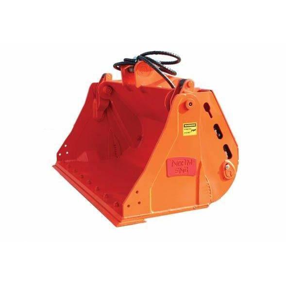 Attachment Warehouse 4 in1 Bucket [1000mm O/A] fitted with Front bolt on edge - Attachment Warehouse